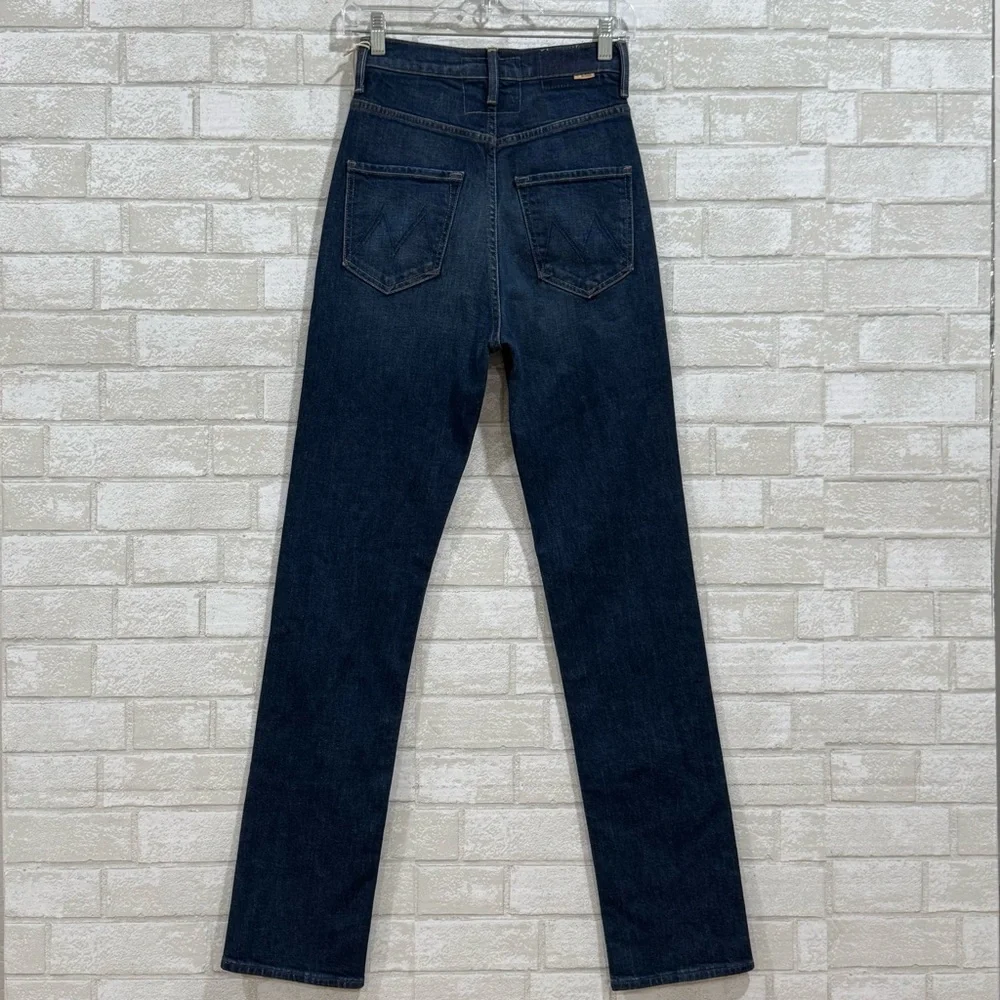 MOTHER High Waisted Rider Shift Sneak Jeans - Digital Underground - Sz - 25